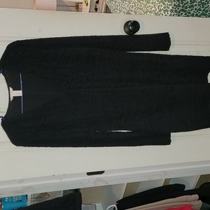 Long sleeve black dress